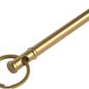 TWOPAGES Drapery Pull Wand 45 inch 1 Pack Gold Metal Curtain Pull Rod for Opening and Closing Curtains Pull Wand for for High Hanging Drapes