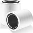 Funmit Core 400S Replacement Filter for LEVOIT Core 400S Smart WiFi Air Purifier, 3-in-1 Replacement Filter, Compared to Part # Core 400S-RF, 2 Pack, White