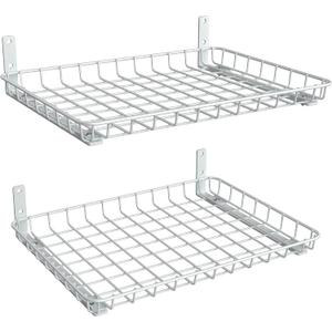 TORACK 2-Pack 12x24 inch Wall-Mounted Shelf, Garage Wall Shelves