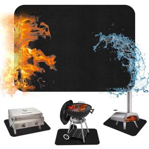2431 inches Under Grill Mats for Outdoor Grill, Tabletop Heat Resistant Fire Pit Mats for Countertop and Patio Protection-Fireproof & Waterproof & Oil Proof
