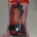 Vizari Matera Soccer Shin Guards | Lightweight PP Shell | Foam Padded Backing | Youth Soccer Shin Guards | Soccer Equipment (Small, Red / Black)
