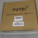 FUTEI Gray Decorative Throw Pillow Covers 20x20 Inch Set of 2,Soft Fluffy Faux Rabbit Fur Thick & Thin Striped Textured Cushion Case,Modern Home Decor for Couch Bed Living Room