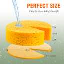 2 x Pop-Up Cleaning Sponge, Cellulose Sponges Extra Thick - Gobbles Up Stubborn Grime, Cleans Curved Edges & Corners, Heavy-Duty Eco-Friendly(4 Pack)