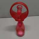 O2COOL Deluxe Handheld Battery Powered Water Misting Fan with Wrist Wrap (Strawberry Pink)