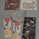 40th Birthday Decorations Women with Black 40th Birthday Sash and Crown, Cake Topper and Candles, Number Balloons Rose Gold, 40 Year Old Gifts for Women