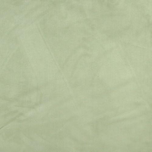 Light Green Solid Microsuede Microfiber Upholstery Grade Fabric by The Yard - SKU: Dotson Fern 60x70 inch
