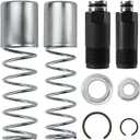 Floor Jack Replacement Parts Low Side Bigger & Smaller Horizontal Double Pump Piston Plunger Kit with Washers Retaining Ring for 3 Ton Hydraulic with Dual Pump Pitts-Burgh to-rin Bi-g Red Day-Tona