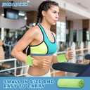 JUAN & JASMIN 2 Pack Cooling Towels (19.5"x15"), Soft Breathable Chilly Towels, Super Absorbent, Ice Wraps, Towels-Ideal for Hiking, Running, Workout, Gym, Dancing, Camping, Fitness (Green)