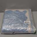 Scalloped Rug 2x6 Runners for Hallways, Solid Blue Runner Rug Non Slip Scalloped Bath Runner, Washable Rugs for Bedroom Girls, Rugs for Kitchen Floor Soft Dorm Nursery Carpet for Bedside