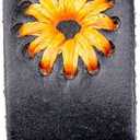 2 x 1.5 "(38mm-40mm) Belt Loop Keeper Leather Loop Keeper Men Belt Buckle Accessories Hand Made Leather (Black)