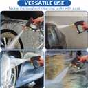 DUSICHIN DUS-220 Short Wand High Pressure Washer Handle Gun 3000 PSI Max 5 Pressure Power Washer Nozzles Tips Black