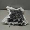 2 x ASPO Men's Packable Puffer Jackets Winter Lightweight Detachable Hood Water-Resistant Down Coats Warm Insulated Hiking Travel (Medium, Black)