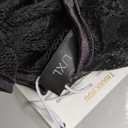 Women's Sexy Lace Lingerie Set with Garter Belt Bodysuit Teddy and Panty (Black) L/X