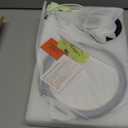 Lighted Makeup Mirror, 3000 mAh Rechargeable Double Sided Magnifying Vanity Mirror with 3 Colors, 1x/10x, 360 Rotation , Brightness Adjustable Magnification Cosmetic Light up Mirror, Women Gift (Black)