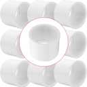 10Pack 1-1/2"x 1-1/4" PVC DWV Reducing Bush Adapter Pipe Fitting SCH40 PVC Reducer Bushing (Socket x Socket) PVC Pipe Reducing Bushing Fitting for Home Sewer Plumbing