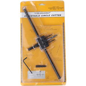 Adjustable Circle Hole Cutter Set, Heavy Duty Plane Type Metal Wood Hole Circle Cutter Opener, Saw Drill Bit Woodworking Round Cutting Tools (30-300)