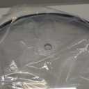 Microwave Glass Cover Splatter Guard Lid with Anti-scald Silicone Handles and Vented Edge for Food Pot Plate Cover 10.5 inch Blue