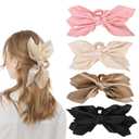 Bow Claw Clips Bow Hair Clips 4PC Big Hair Bows for Women Butterfly Styling Large Hair Clips for Thick Hair for Girls Hair Accessories for Teen