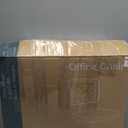 edx Home Office Desk Chair, Armless Mesh Computer Chair for Small Space, Swivel Adjustable Low Back for Teens/Adults, Black