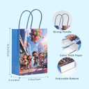 Kauai Sun 16PCS Game Theme Party Gift Bags, Four Unique Designs Goodie Bags for Boys Girls Kids Gaming Party Favors Supplies Candy Treat Loot Exchange Gifting Goodies, Sturdy Extra Thick with Handle (Video Game, Small 8"x6")