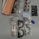 CCVOO Oprah Style Reading Glasses for Women, Stylish Eyeglasses, Blue Light Readers for Women, Cheaters, (A1 Mix), 1.5 x