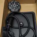 Dual Handheld Shower Head Combo, 2-in-1 Rain Shower Heads System Wide Rainfall Shower Head and 10 Modes High Pressure Hand Held Showerhead with Built-in Power Wash