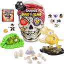 ZURU Smashers Dino Island Giant T-Rex Skull with 30+ Surprises and Mini Eggs, Dinosaur Discovery Toy, Age 5+