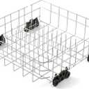Stainless Steel W10728159 W10525646 Dishwasher Lower Rack Replacement Parts for Maytag Kitchenaid Lower Dish Rack 22D x 20.8W Kenmore Whirlpool W10780925 W10082825 Dishwasher Bottom Basket 1 Pack