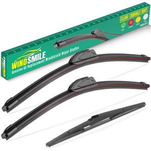 26" 16" 14" Windshield Wiper Blades Replacement for Toyota Venza 2021 2022 2023 2024 Premium All Weather Front Rear Wipers Set - OEM Quality (Pack of 3)