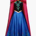 Princess Dress Adult Women's Luxury Princess Adult Costume Cosplay Halloween Costume with Cloak, Medium 