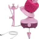 Etcokei Yarn Winder, Electric Yarn Ball Winder for Crocheting, Compact Yarn Cake Winder with Strong Tension Stepless Speed, Automatic Yarn Spinner Wool Winder, Ideal Helper for Knitting Lovers(Purple)