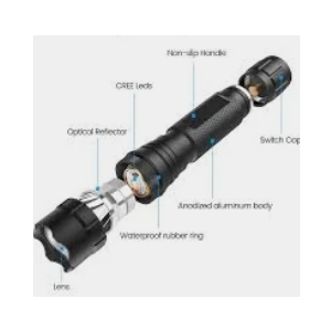 Flashlight, Portable Rechargeable USB-C Flashlight, Suitable for Outdoor Use, Cat and Dog Interactive Toys