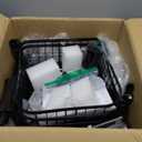 5 Tier Kitchen Fruit Vegetable Storage Cart with One-Piece Rotating Basket, Pantry Organizer Shelf Rack Floor Stand for Veggie Onion Potato Produce Spice, Rolling Snack Cart on Wheels, Black