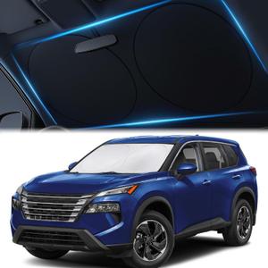 Magnelex Car Windshield Sunshade | Innovative No-Light-Pass Technology for Maximum Protection | Foldable Sun Shade Keeps Your Vehicle Cool | Fit for Cars, Trucks, and SUVs | Medium (59 x 31 in) Magnelex Car Windshield Sunshade | Innovative No-Light-Pass Technology for Maximum Protection | Foldable Sun Shade Keeps Your Vehicle Cool | Fit for Cars, Trucks, and SUVs | Medium (59 x 31 in)