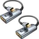 WARRKY 4K Mini DisplayPort to HDMI Adapter 2 Pack, [UHD, Gold-Plated Plug, Aluminum Case]Thunderbolt to HDMI Converter Compatible for MacBook Air/Pro, Mac Mini, iMac, Surface Pro, Monitor/TV/Projector