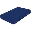 Smiry Printed Couch Cushion Covers, Stretch Soft Couch Covers for Sofa, Washable Non-Slip Sofa Slipcover Furniture Protector for Indoor and Outdoor (Medium, Navy)