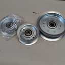 3 x GELASKA 2 Pack GY22172 Idler Pulley with GY20629 Idler Pulley Replaces AUC17621 GY22082 GY20067 GY20110 for John Deere D140 D155 D160 E140 E150 E160 E170 L120 L130 LA145 LA165 S140 S160 S170 Decks