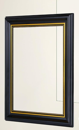 Abtgt Ornate Vintage Style 12x16 Picture Frame, Made of Tempered Glass and Black Backboard, Wall Mounting, 12 x 16 Black Photo Frame for Home Decor.