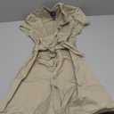 French Toast Girls Twill Safari Shirtdress Dress, Khaki Beige, 12 US