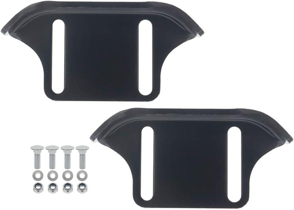 Cnfaner Slide Skid Shoes Set for Honda 76153-736-010 HS55 HS70 HS80 HS50 Snowblower Set of 2 with Mounting Hardware