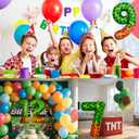 3 x Pixel & TNT Theme 40in Giant Number Balloons - Foil Mylar Birthday Party Decorations for Kids Adults Cumpleaos, Block Style Pixel Art Shape Balloon Decor Supplies (Pixel, Number 9)