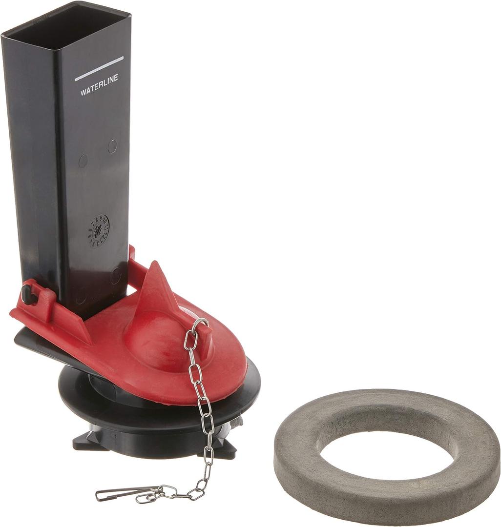 KOHLER GENUINE PART 87998 Toilet Flush Valve Kit, Corrosion Resistant (Small, Black)