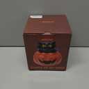 ARVIDSSON Pumpkin Wax Melt Warmer, Electric Halloween Wax Warmer for Scented Wax, Ceramic Spooky Candle Warmers Wax Burner for Wax Melts, Home Fragrance Warmer, Gift for Women (Yellow)