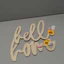 Leisure Arts Large Unfinished Wood Word, Home