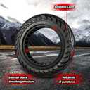 10x2.125 Inch Scooter Solid Tire for Gotrax G4/XR/V2 Ninebot F25/F65 Electric Scooter Front or Rear Replacement Tire (1 Pack Black)