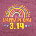 Pi Day Shirt Women Happy Pi Day 3.14 Shirts Math Teacher T-Shirt Pi Symbol Math Lover Tshirt Funny Mathematic Tee Top, Large
