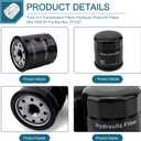 (2) Transmission Filters/Hydraulic Filters/Oil Filters for Bad Boy 063-1050-00 Hydro Gear 2800 3100 3200