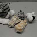 Skylety 5 Pieces Cat Stuffed Animal with Babies Inside Belly Plush Cat Pregnant Mommy Kitty with 4 Cute Fluffy Stuffed Kittens Christmas Birthday Surprise Gifts(Gray)