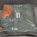 5x7 Floral Washable Area Rugs, Lagre Living Room Rug Floral Vintage Soft Ultra Thin Kids Bedroom Carpet Rug for Girls Playroom Entryway, Green (Multi 1031)