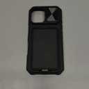 SSLOTSCASE for iPhone 17 Case with Card Holder & Kickstand & Slide Camera Lens Cover & Camera Stand & Wallet, Military-Grade Heavy Duty Hard Rugged Phone Case Cover for iPhone 17 6.3'' 5G 2025, Black